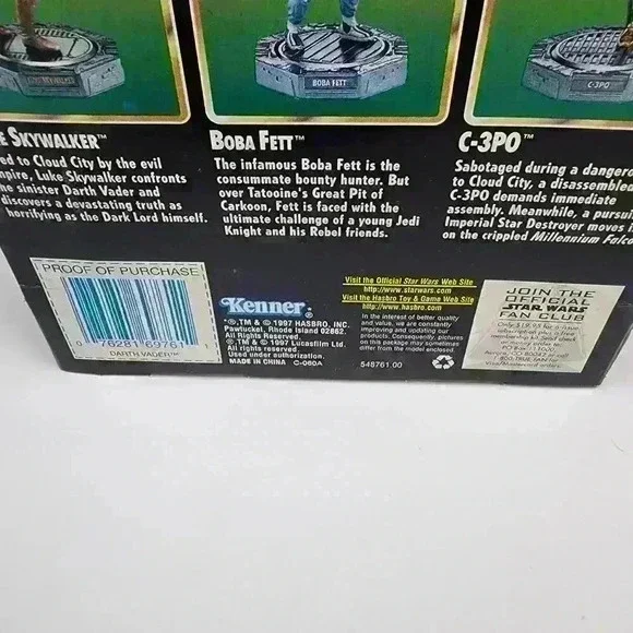 Darth Vader 1997 STAR WARS Power of the Force Epic Force NIB - Picture 6 of 7